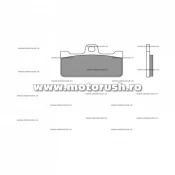 Placute de frana spate BREMBO 07BB10SR