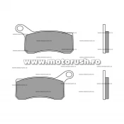 Placute de frana spate BREMBO 07GR07SX