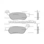 Placute de frana spate BREMBO 07HD07SP