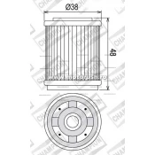 Filtru de ulei CHAMPION COF043 100609635