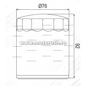 Filtru de ulei CHAMPION COF071B 100609975