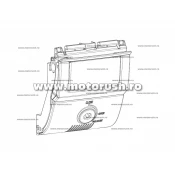 Locking system SHAD D1B59MAR for SH58X/SH59X