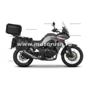 Set of SHAD TERRA TR40 adventure saddlebags and SHAD TERRA aluminium top case TR55 PURE BLACK, inclu SHAD HONDA TRANSALP 750