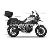 Set of SHAD TERRA TR40 adventure saddlebags and SHAD TERRA aluminium top case TR55 PURE BLACK, inclu SHAD TRIUMPH TIGER 1200 GT/RALLY