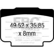 Placute de frana fata EBC FA730HH
