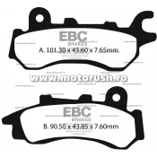 Placute de frana fata EBC FA716