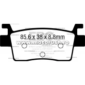Placute de frana fata EBC MXS739