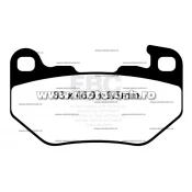 Placute de frana fata EBC FA760
