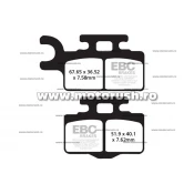 Placute de frana fata EBC MXS302