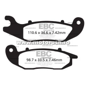 Placute de frana fata EBC MXS465