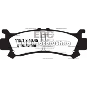Placute de frana fata EBC MXS702