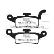 Placute de frana fata EBC SFAC492