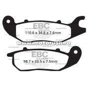 Placute de frana fata EBC FA375V