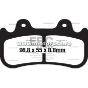 Placute de frana fata EBC FA649HH