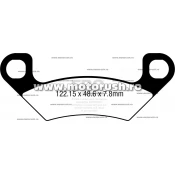 Placute de frana fata EBC FA742TT
