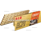 Lant de curse pt. enduro D.I.D Chain 520ERVT 120 zale Auriu