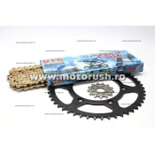 Kit de lant DID 520 ZVM-X2 auriu pentru GAS GAS EC 400 2003