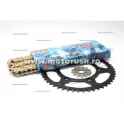 Kit de lant DID 525 ZVM-X2 Auriu pentru HONDA VFR 800 X Crossrunner 2015-2020