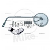 Oglinda cromata stanga JMT pentru PIAGGIO/VESPA PX 80, PX 200, PK 125 1983-1998