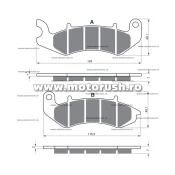 Placute de frana fata GOLDFREN 394 S3