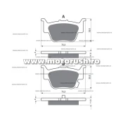 Placute de frana fata GOLDFREN 399 S3