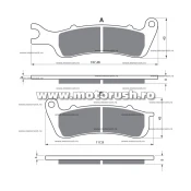Placute de frana fata GOLDFREN 401 S3