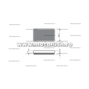 Placute de frana spate GOLDFREN 405 AD STREET