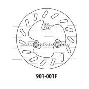 Disc de frana GOLDFREN pentru HONDA SJ 50 Bali, SJ 100 Bali EX 1993-2000 / YAMAHA CW 50 BWS, YQ 50 Aerox 1997-2012