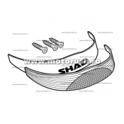 Benzi reflectorizante SHAD D1B291CAR Alb for SH29
