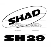 Stickers SHAD D1B291ETR Alb for SH29