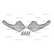 Benzi reflectorizante SHAD D1B361CAR Alb for SH36