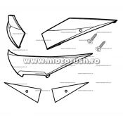 Benzi reflectorizante SHAD D1B39CAR for SH39