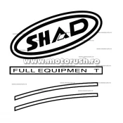 Stickers SHAD D1B43ETR Rosu for SH43