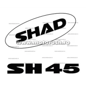 Stickers SHAD D1B451ETR Alb for SH45