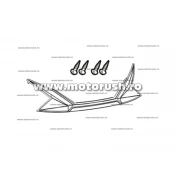 Benzi reflectorizante SHAD SH47 D1B471CAR Rosu
