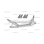 Benzi reflectorizante SHAD SH47 D1B47CAR Alb