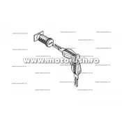 Lock kit keys SHAD TERRA D1TRBO1R (top case)