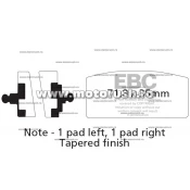 Placute de frana fata EBC FA022