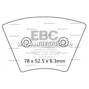 Placute de frana spate EBC FA026