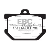 Placute de frana spate EBC FA034