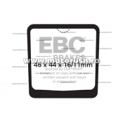 Placute de frana spate EBC FA048