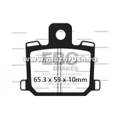 Placute de frana spate EBC FA064