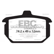 Placute de frana fata EBC FA078