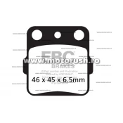 Placute de frana fata EBC FA084/3TT