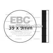 Placute de frana fata EBC FA100
