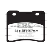 Placute de frana fata EBC FA102