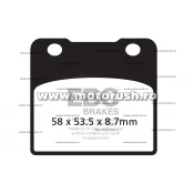 Placute de frana fata EBC FA103