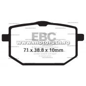 Placute de frana fata EBC FA118