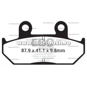 Placute de frana fata EBC FA124/2