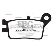 Placute de frana fata EBC FA153